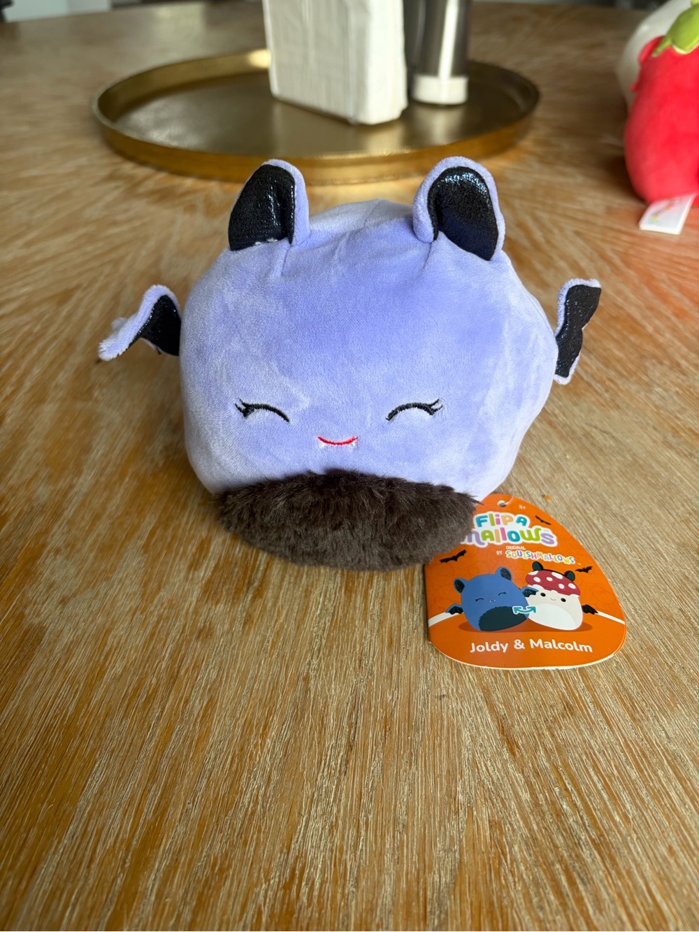 Squishmallows Joldy & Malcolm Purple Bat Plush NWT
